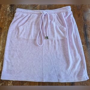 Hello Molly Pink Terry Skirt Size 6 Relaxed Casual Vacation Summer Party Used